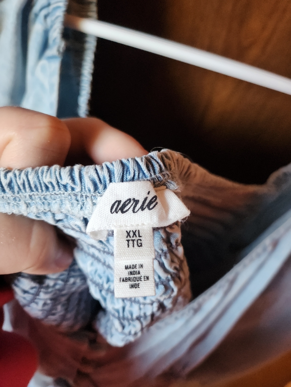 Aerie Long Sleeve Peplum Top - Picture 5 of 8